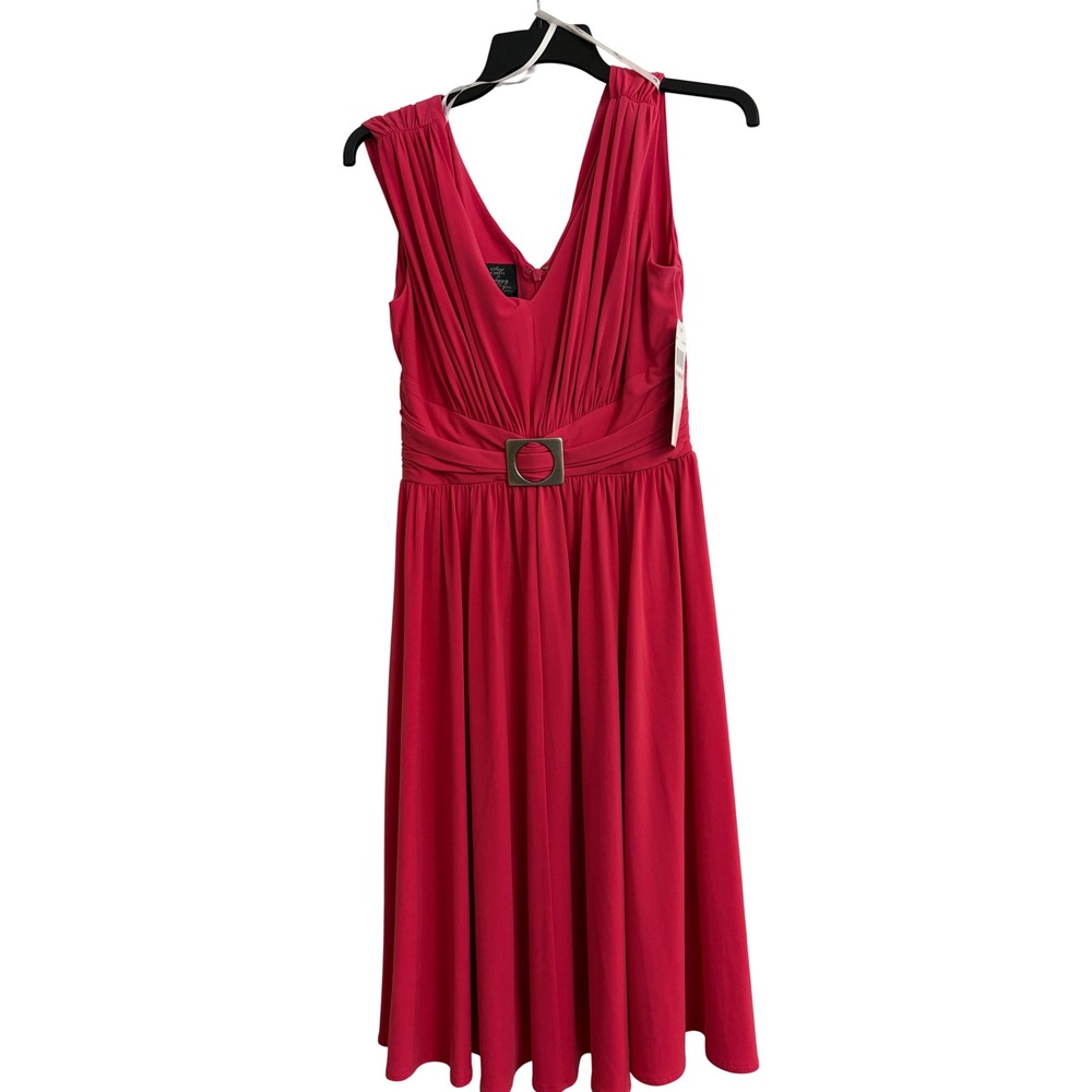 Suzi Chin Cocktail Dress 6 Pink Fuchsia, Party, Wedding, Formal, Chic, Elegant